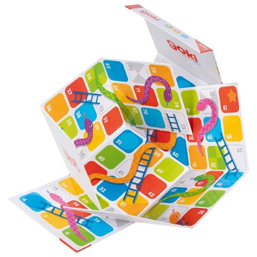 XXL igra Zmije i ljestve u sklopivoj kocki