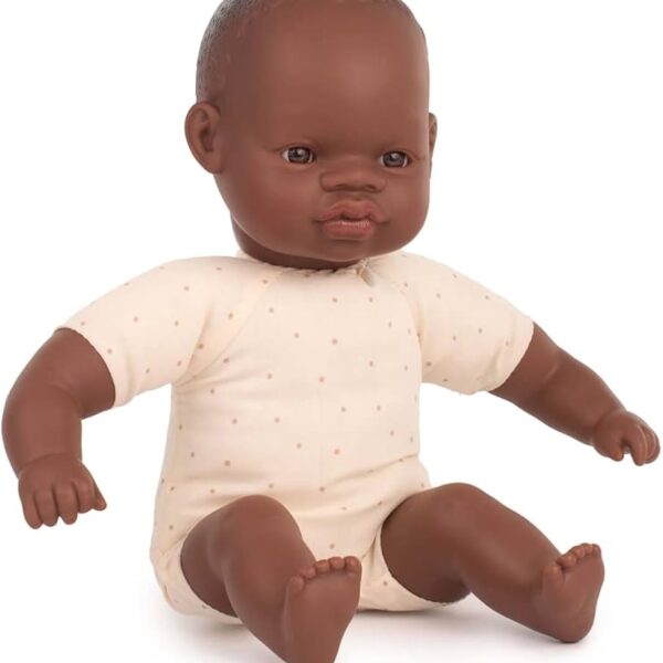 Afrička beba lutka s mekanim tijelom 32 cm
