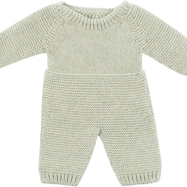 Pletene pidžame za lutke 32 cm – zelena boja