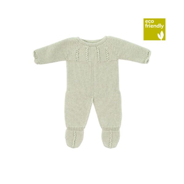 Pletene pidžame za lutke 40 cm – zelena boja