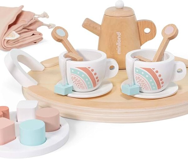 Drveni čajni set za lutke