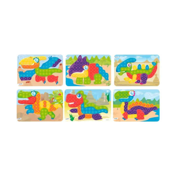 Klinovi 20 mm: Pakiranje od 6 uzoraka (Dinos) Jarke boje