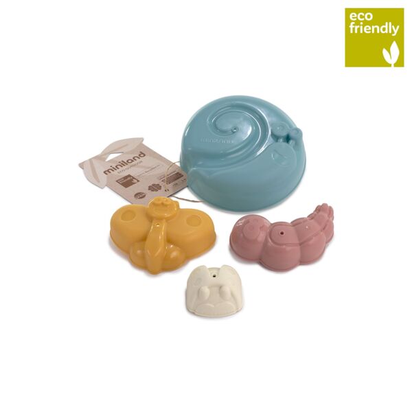 ECO set od 4 kalupa za pijesak – tople boje